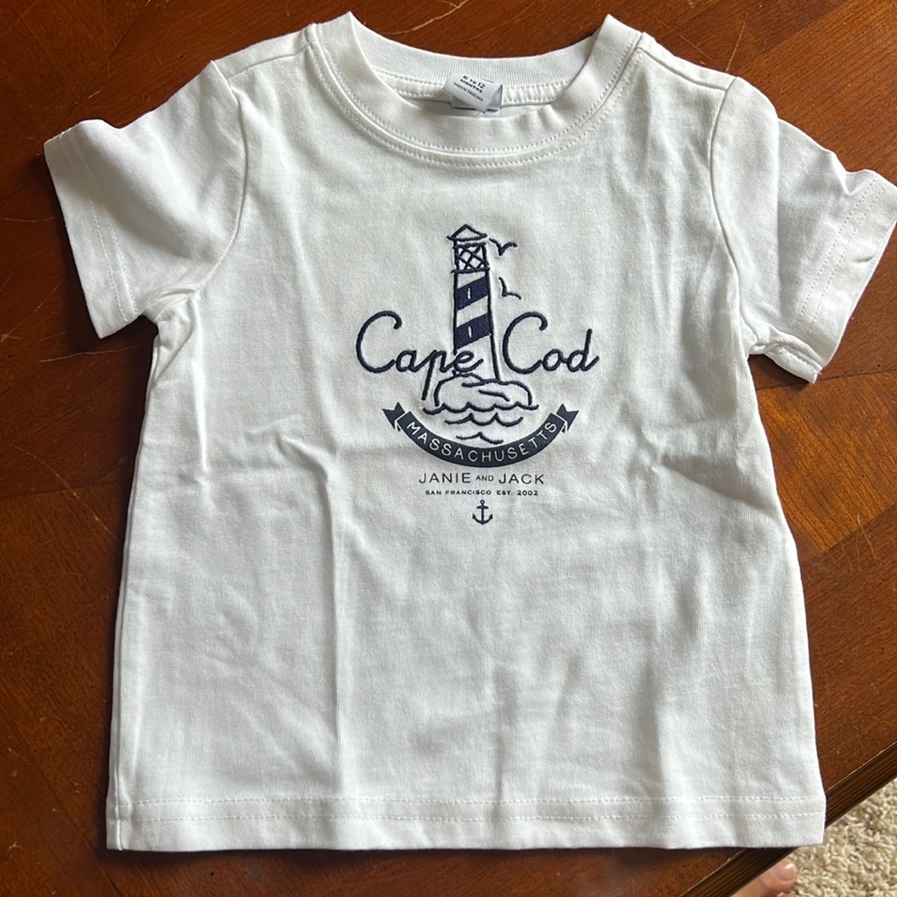 Like new Janie and Jack short sleeve T-shirt size 6-12 mo
